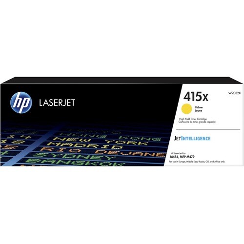 HP 415X Hoch Kapazität Laserdruck Tonerkartusche - Gelb - Originaler Pack - 6000 Seiten