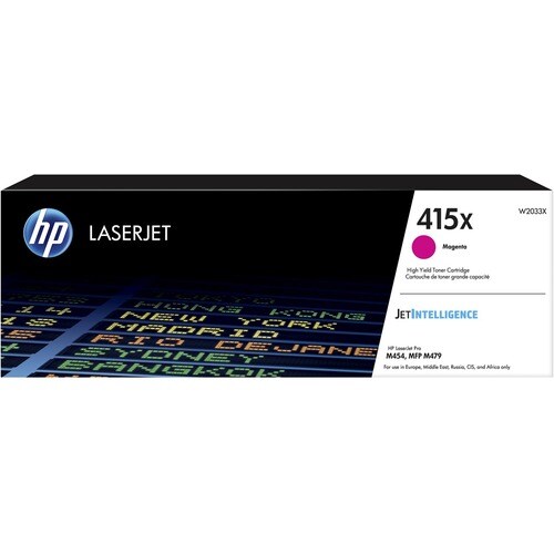 HP 415X Hoch Kapazität Laserdruck Tonerkartusche - Magenta - Originaler Pack - 6000 Seiten