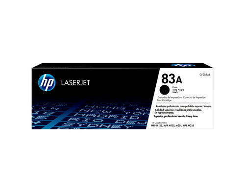 HP 83A (CF283A) Laserdruck Tonerkartusche - Schwarz - Original - Einzelpackung - 1 Each - Laserdruck