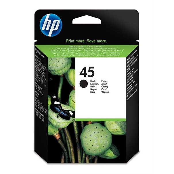 Tinte HP 45 / 51645AE Schwarz Tintenpatrone