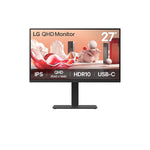 LG LCD 27BA75QB-B 27" black USB-C, KVM, Daisy Chain,RJ45 Monitor