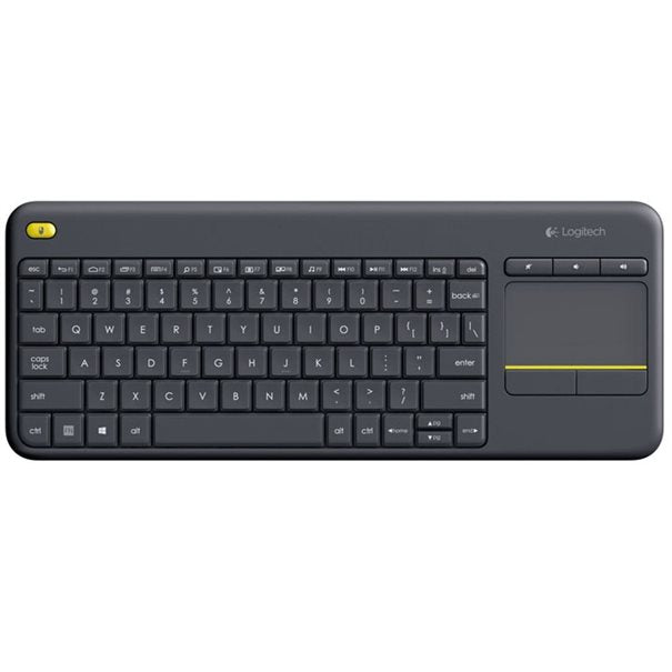 Logitech Keyboard K400 Plus Wireless Touch [DE] black Tastatur