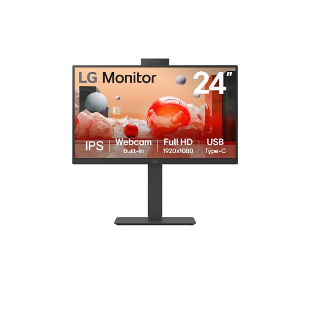 LG LCD 24BA850-B 24" black Monitor