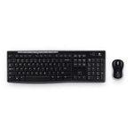 Logitech Desktop MK270 Wireless [DE] black Tastatur