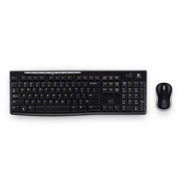 Logitech Desktop MK270 Wireless [DE] black Tastatur