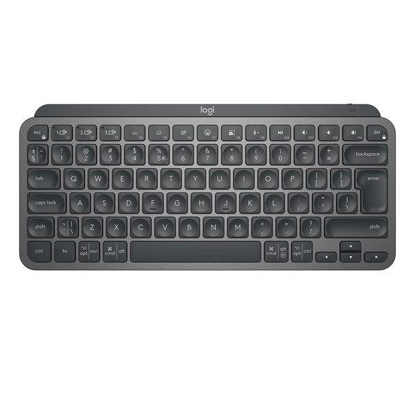 Logitech Keyboard MX Keys MINI WL [DE] graphite BT Kompakt Tastatur