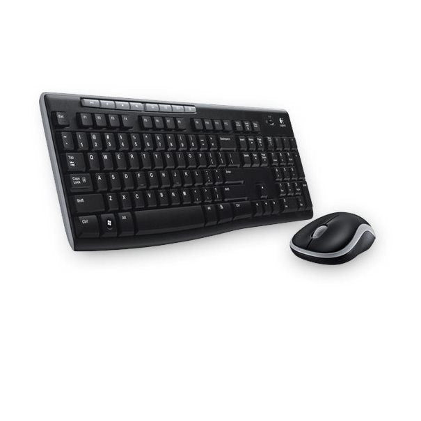 Logitech Desktop MK270 Wireless [DE] black Tastatur
