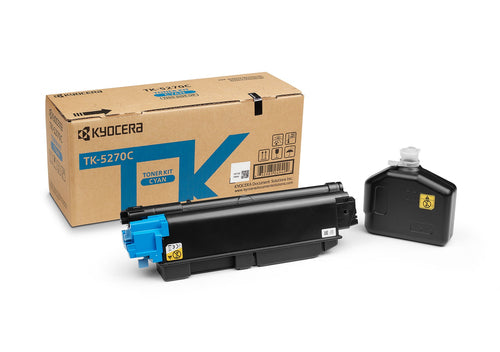 Kyocera TK-5270C Laserdruck Tonerkartusche - Cyan - Original - 1 / Pack - 6000 Seiten