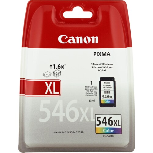 Canon CL-546XL Tintenstrahl Tintenpatrone - Cyan, Magenta, Gelb - Original - 1 Each - Tintenstrahl - 1er Each