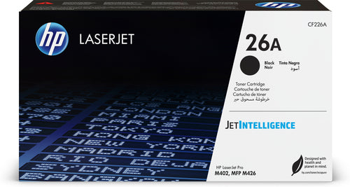 HP 26A Laserdruck Tonerkartusche - Schwarz - Original - 1 Each - 3100 Blätter