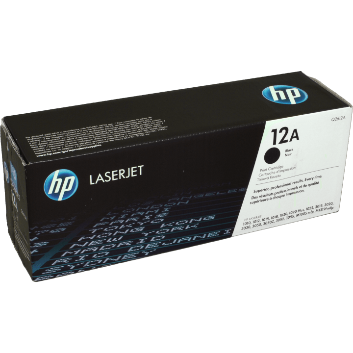 HP 12A (Q2612A) Standard Kapazität Laserdruck Tonerkartusche - Schwarz - Original - Einzelpackung - 1 Each - Laserdruck - Standard Kapazität - 1er Pack