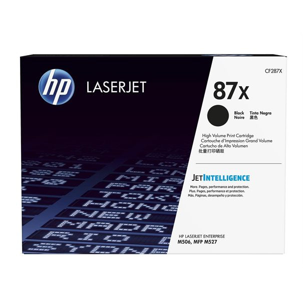 HP 87X (CF287X) Hoch Kapazität Laserdruck Tonerkartusche - Schwarz - Original - Einzelpackung - 1 Each - Laserdruck - Hoch Kapazität
