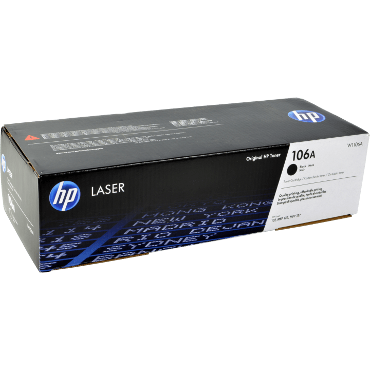 HP 106A Laserdruck Tonerkartusche - Schwarz - Originaler Pack - 1.000 Seiten